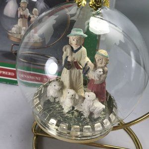 Vintage House Of Lloyd Christmas Around The World Shepherd Ornament With Stand